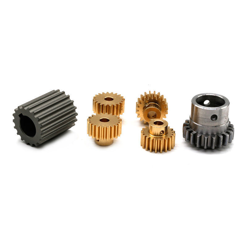 OEM Precision CNC İşleme Dönüştürme Parçaları Düğme Paslanmaz Çelik Alüminyum Bakır Bevel Pinion işleme
