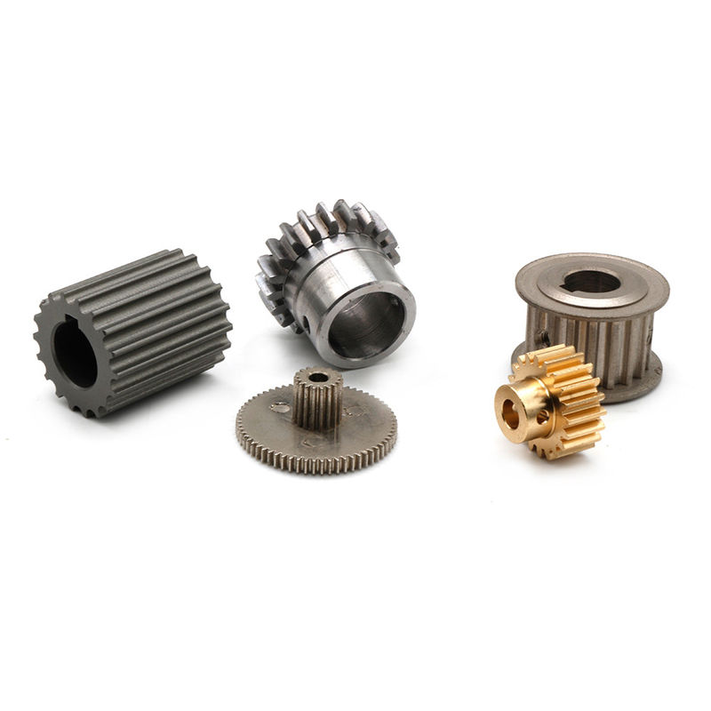 OEM Precision CNC İşleme Dönüştürme Parçaları Düğme Paslanmaz Çelik Alüminyum Bakır Bevel Pinion işleme