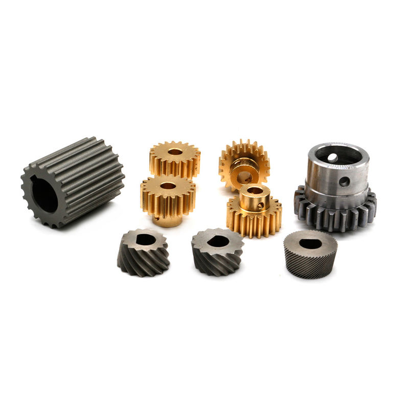 OEM Precision CNC İşleme Dönüştürme Parçaları Düğme Paslanmaz Çelik Alüminyum Bakır Bevel Pinion işleme